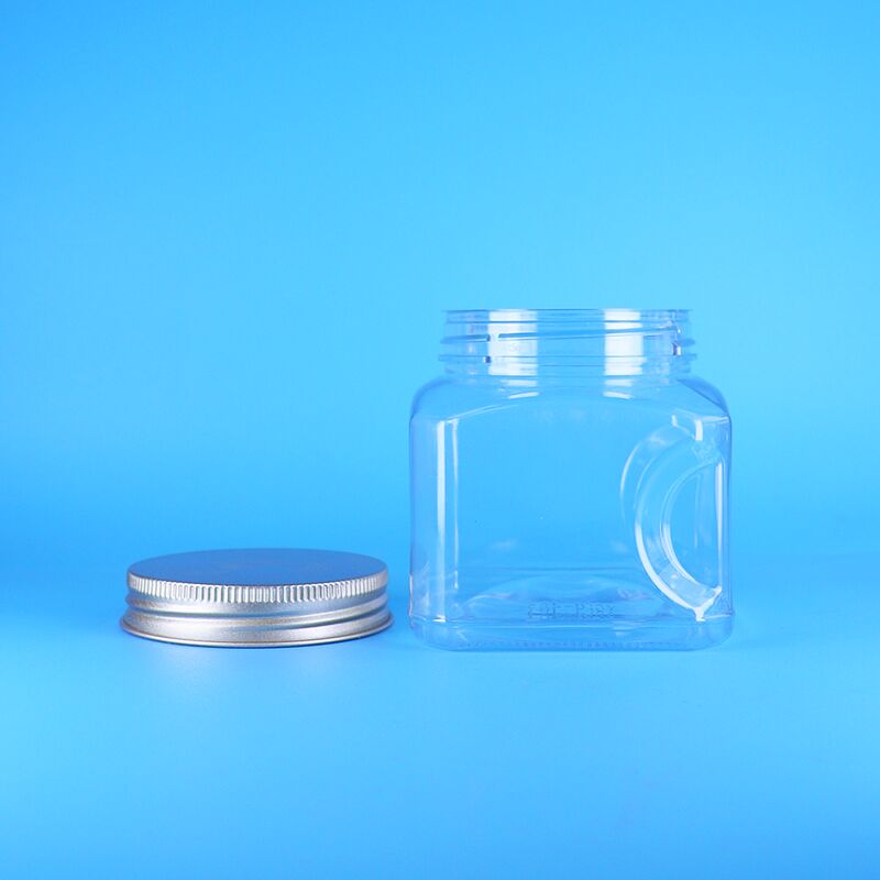 Food Packaging Premium Clear Square Jar Ideal For Storing Grains Nuts Seeds Dried Foods