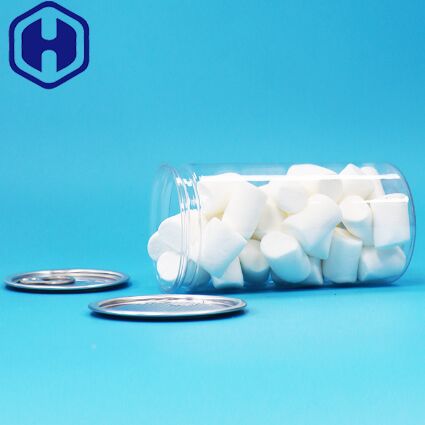 PET Clear Plastic Easy Open Well Sealing Packing Can For Dried Food Drink Beverage