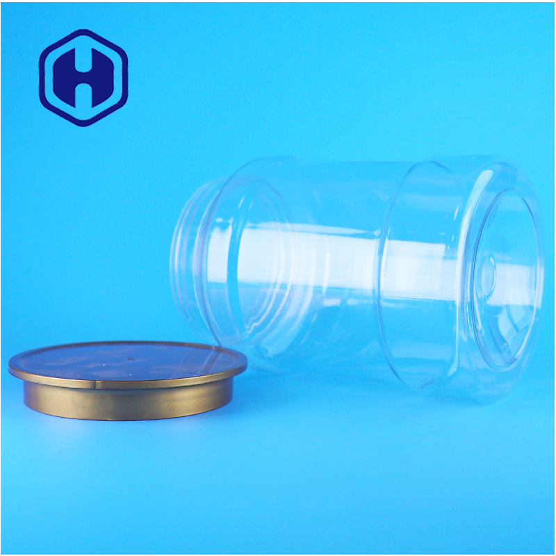 Custom Food Grade Feature Clear Plastic PET Spice Pet Food Brand Food Storage Containers