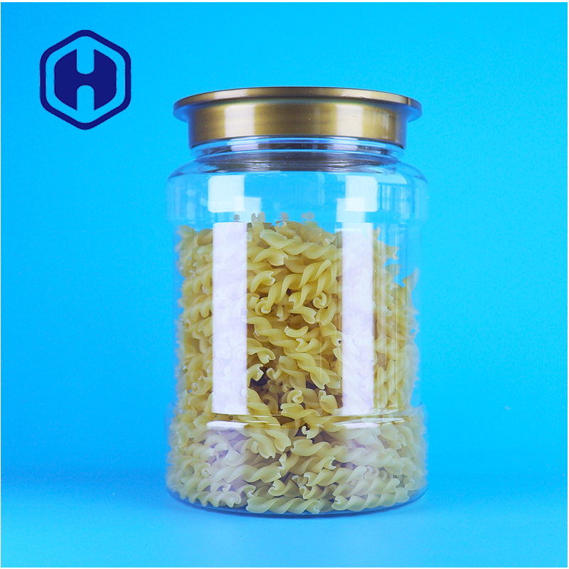 Best Food Grade Screw Lid Clear Plastic Dessert Dry Food Custom Storage Container