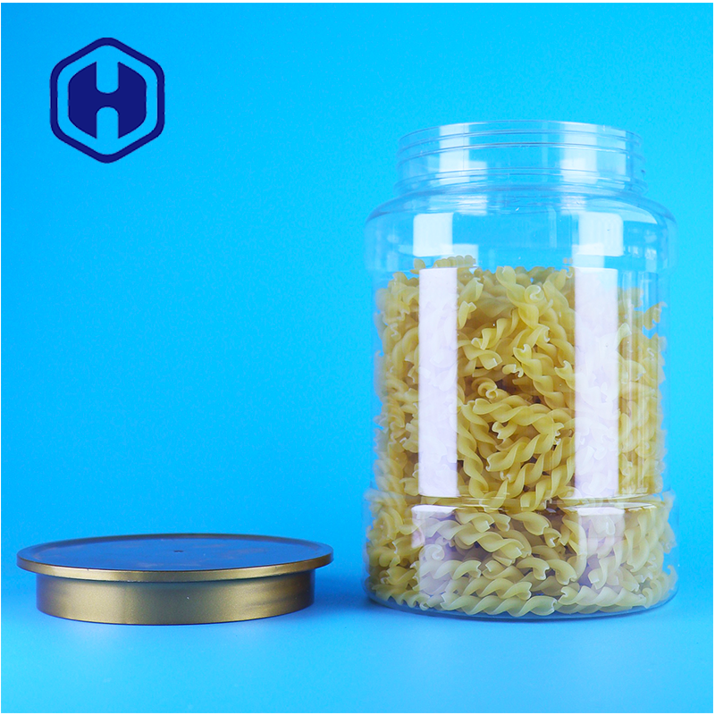 Best Food Grade Screw Lid Clear Plastic Dessert Dry Food Custom Storage Container