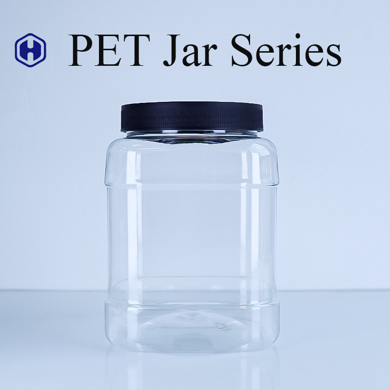 Premium Food Grade Twist Cap Plastic Jar For Commercial Candy Snack And Sauce Packaging