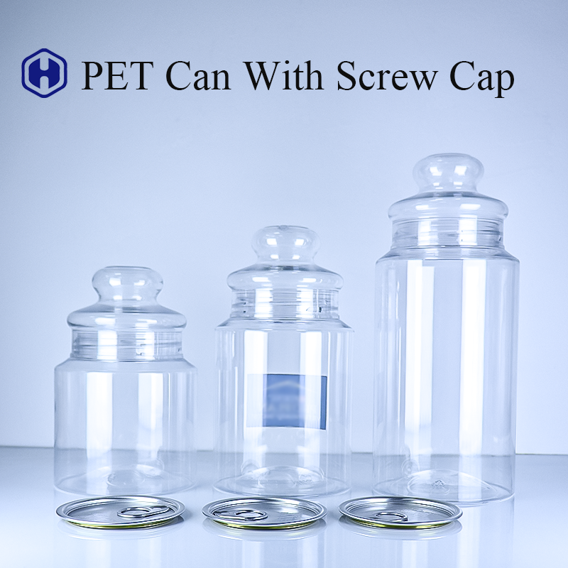 Premium PET Can With Screw Cap Food Grade Easy-Open Wholesale For European Market