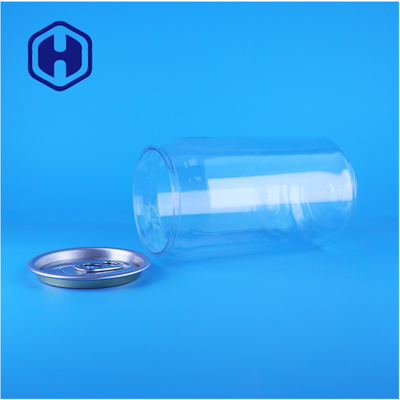 330ml Easy Open Lid PET Plastic Can - Food Grade Packaging Jar for Baking and Snacks