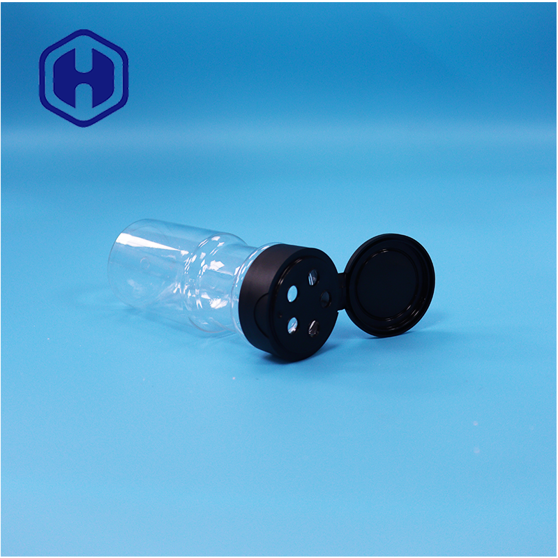 40 mm Flip Top Shaker PET Jar For Seasoning Powder Dried Herbs And Spice Mixes