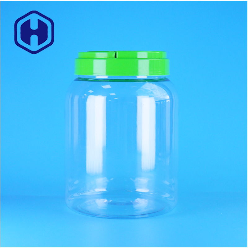 Large Capacity PET Jar For Family Size Mixed Nuts Trail Mix And Dry Snack Packs