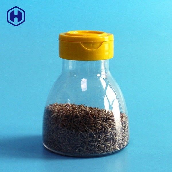 Screw Cap PET Plastic Spice Jar 7OZ 200ML Customized Size And Color