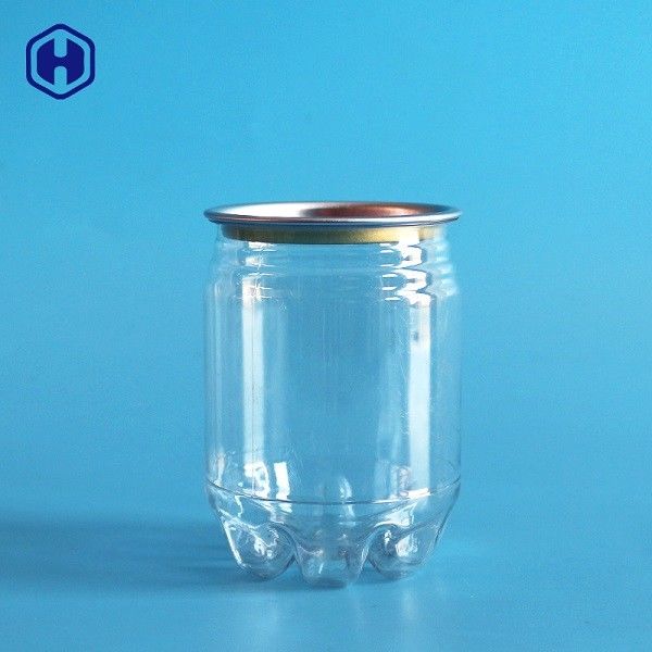 Lightweight Plastic Soda Cans 8OZ 250ML 206 SOT / RPT  Aluminium Lid Type