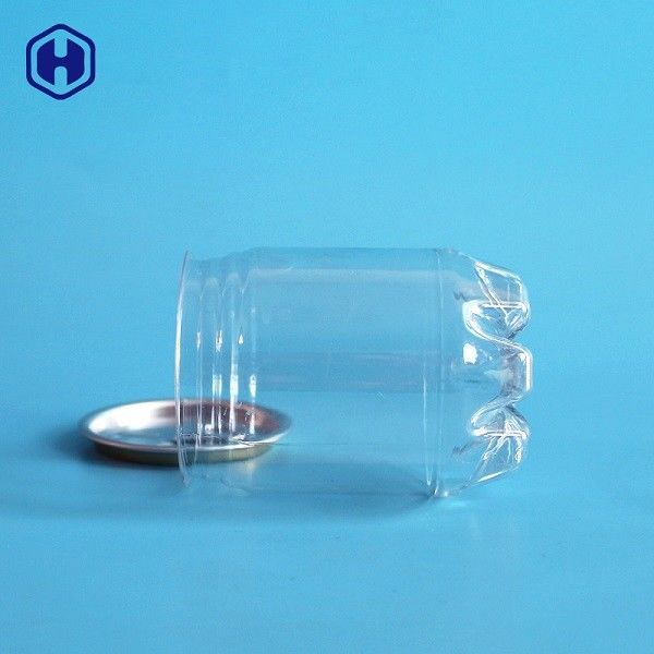 Lightweight Plastic Soda Cans 8OZ 250ML 206 SOT / RPT  Aluminium Lid Type