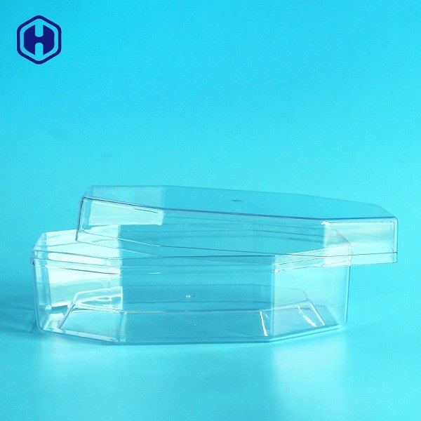 Octagon Plastic Food Storage Jars Chocolate Cakes Packaging 340ml 12oz