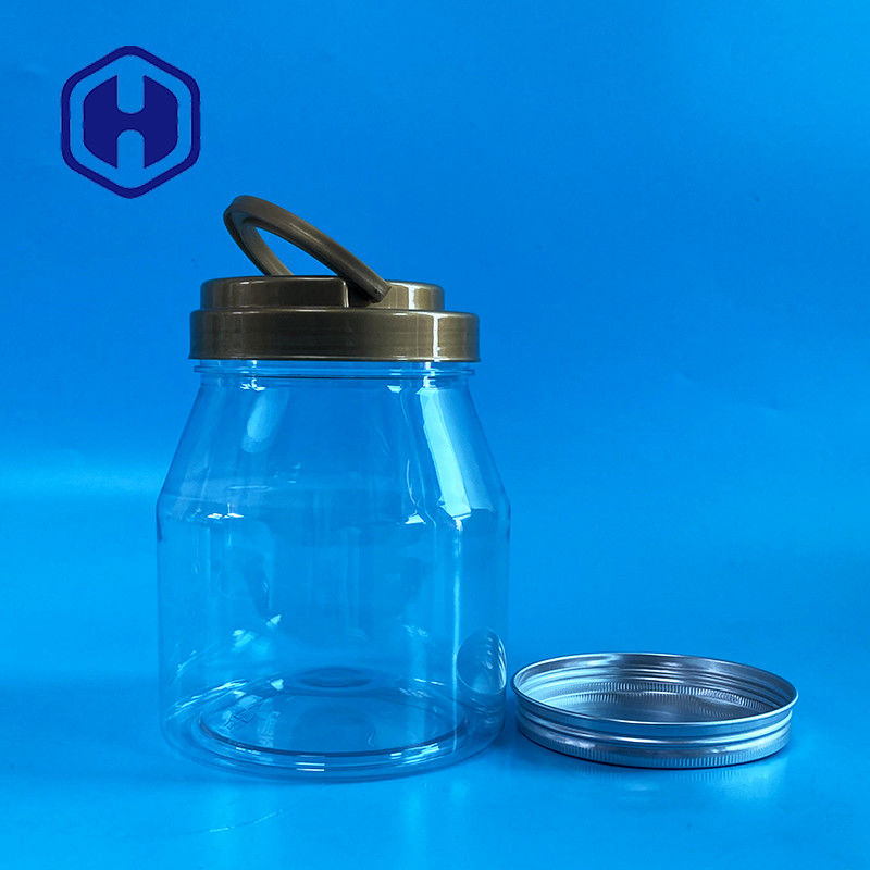 900ml 30oz Empty Clear Plastic Jars For Konjac Jelly Gummy Cat Dog Snacks Crackers