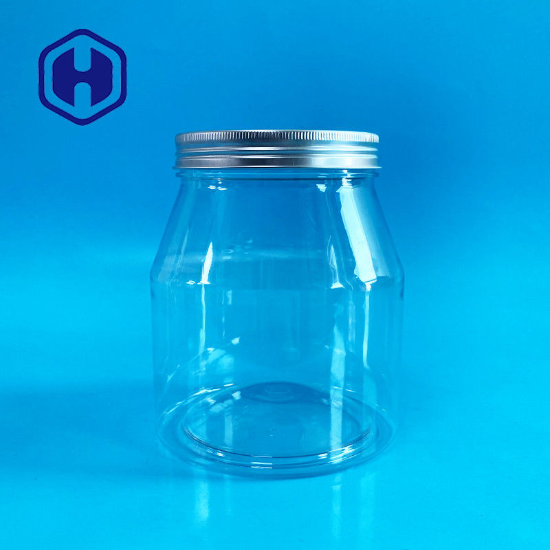 900ml 30oz Empty Clear Plastic Jars For Konjac Jelly Gummy Cat Dog Snacks Crackers