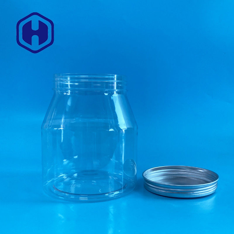 900ml 30oz Empty Clear Plastic Jars For Konjac Jelly Gummy Cat Dog Snacks Crackers