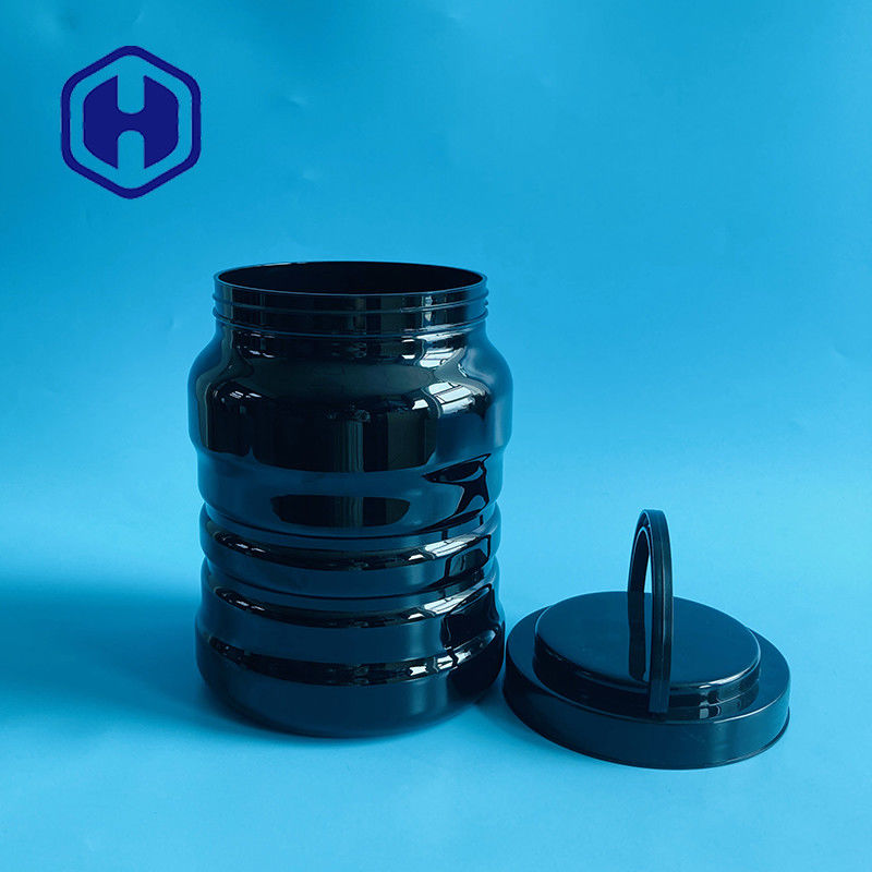 Custom 2450ml Screw Cap Handle Plastic PET Jar For Screw Nut Metal Small Parts