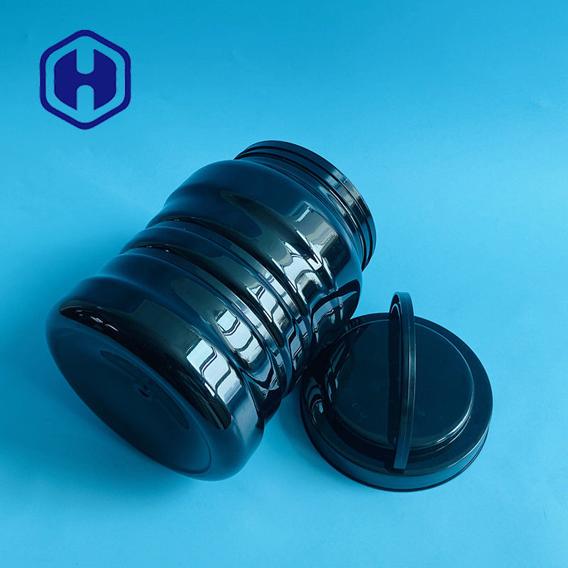 Custom 2450ml Screw Cap Handle Plastic PET Jar For Screw Nut Metal Small Parts