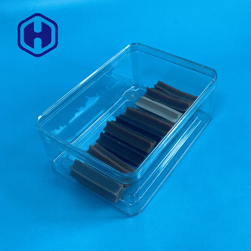 Fresh Bread Pastry 560ml Stackable PET Packaging Box For Bakery Bakeshop