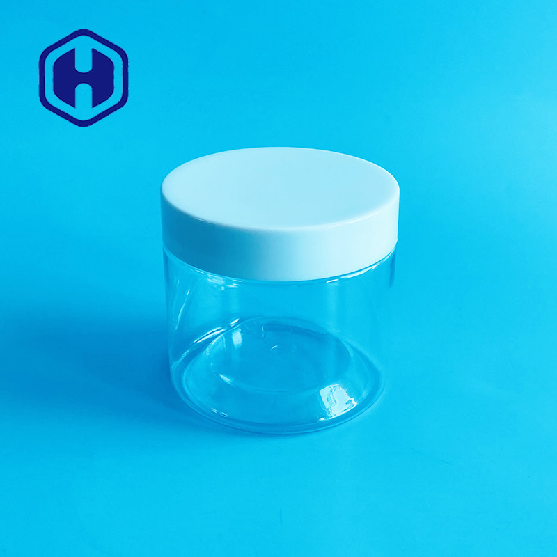 180ml 6oz Clear Plastic Cosmetic Jars Skincare Cream Facial Mask Gel Scrub Storage