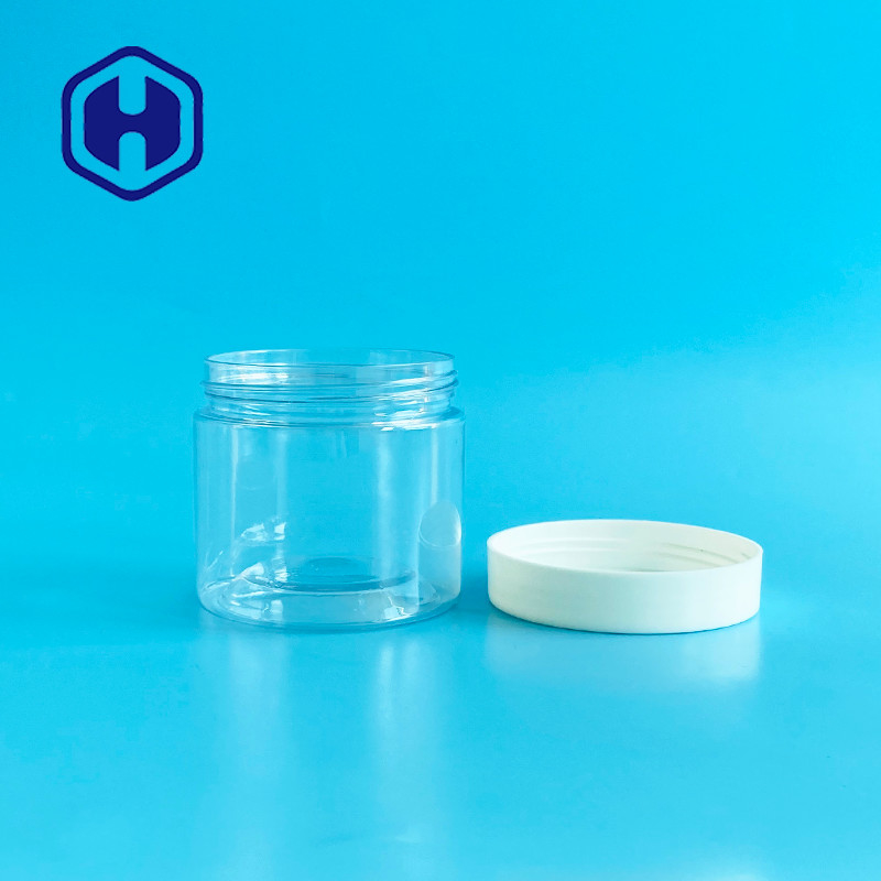 180ml 6oz Clear Plastic Cosmetic Jars Skincare Cream Facial Mask Gel Scrub Storage