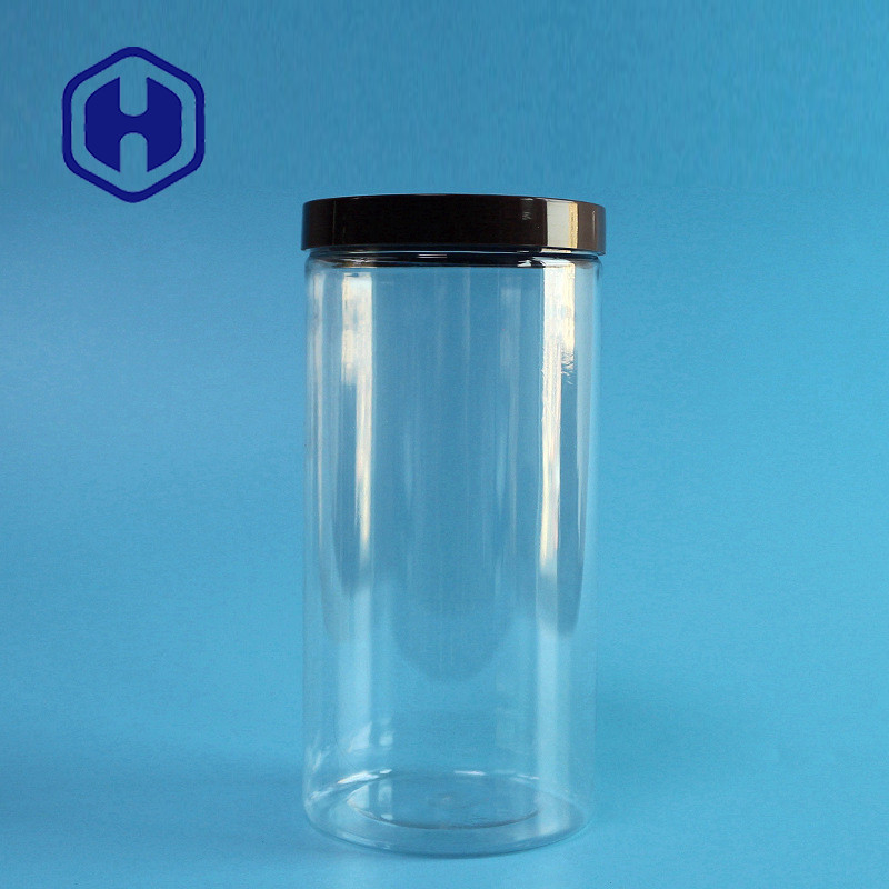 750ml Leak Proof Plastic Jar Straight Sided Clear Long Wire Coil Packaging PET Wide Mouth