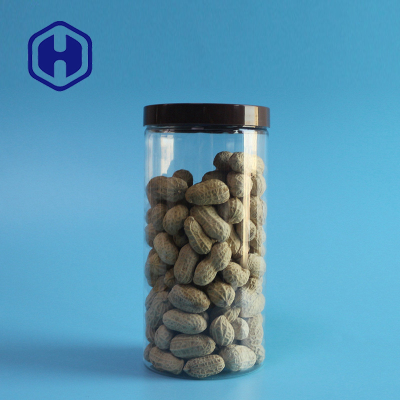 750ml Leak Proof Plastic Jar Straight Sided Clear Long Wire Coil Packaging PET Wide Mouth