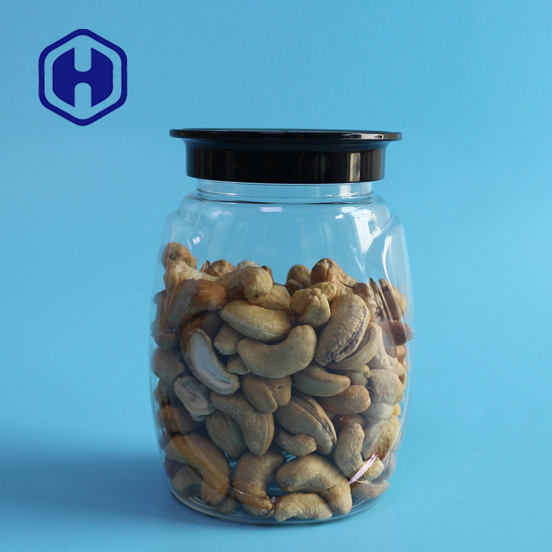 Air Tight Empty PET Plastic Jar For Special Salt Sugar 400ml 120mm Height