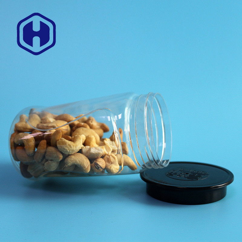Air Tight Empty PET Plastic Jar For Special Salt Sugar 400ml 120mm Height