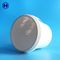 White Round Plastic Container Hygienic Reusable Environmentally Friendly