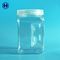 Food Grade Plastic Storage Jars With Screw Lids Airtight Leakage Proof