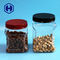1450ml Pinch Grip PET Food Canister For Nuts Snacks Cap Screw