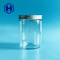 Chocolate Candy 17oz 500ml Plastic Pickle Jars Packaging With Screw Top Aluminum Lids