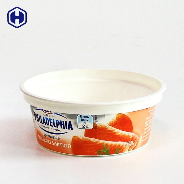 Recyclable IML Plastic Containers Reusable Disposable Ice Cream Cups