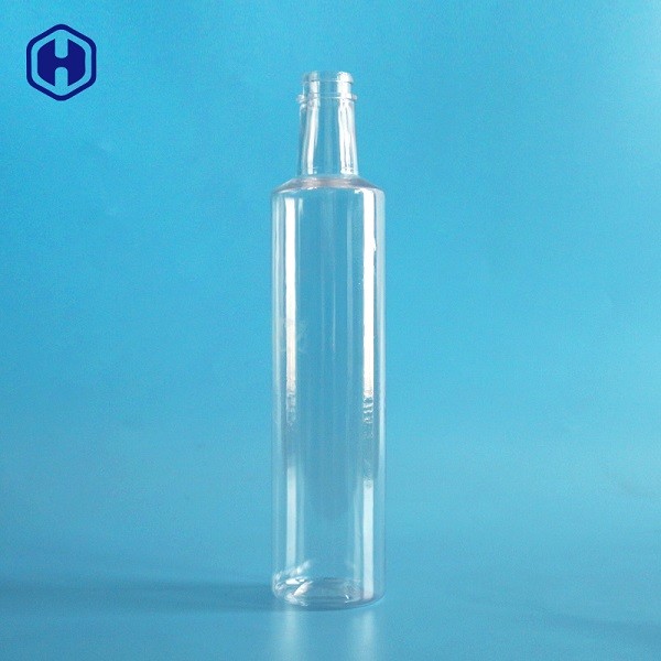 Clear Recyclable Plastic Bottle 500ml 16OZ  Beverage Liquid Packaging