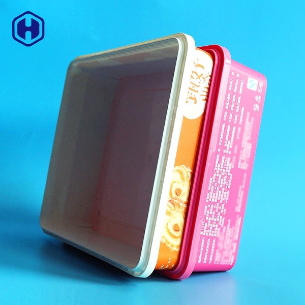 Microwavable IML Box Small Square Plastic Containers Heat Resistant