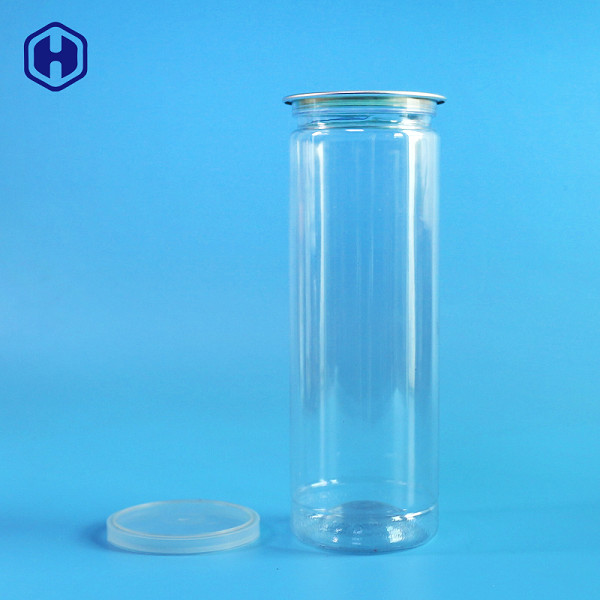 Tall Candy Clear Plastic Cans Nontoxic Odorless Reusable Eco Friendly