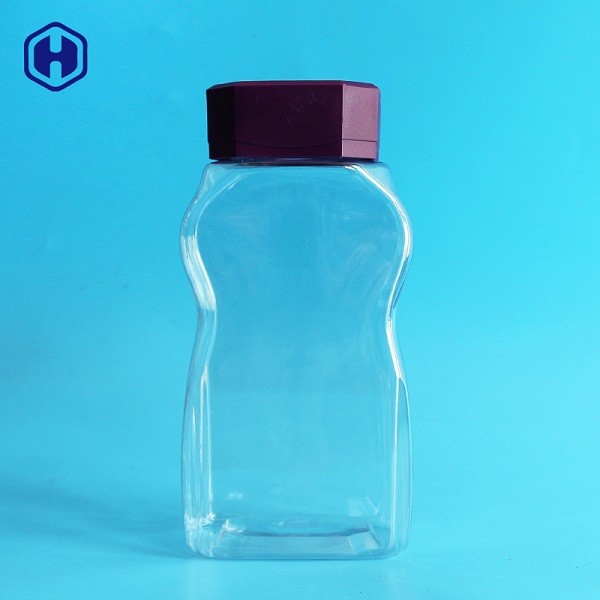 Coffee Bean Leak Proof Plastic Jar   Transparent Plastic Food Jar