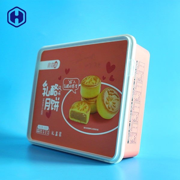 Anti - Counterfeiting Plastic Cupcake Boxes With Closed Square Cover