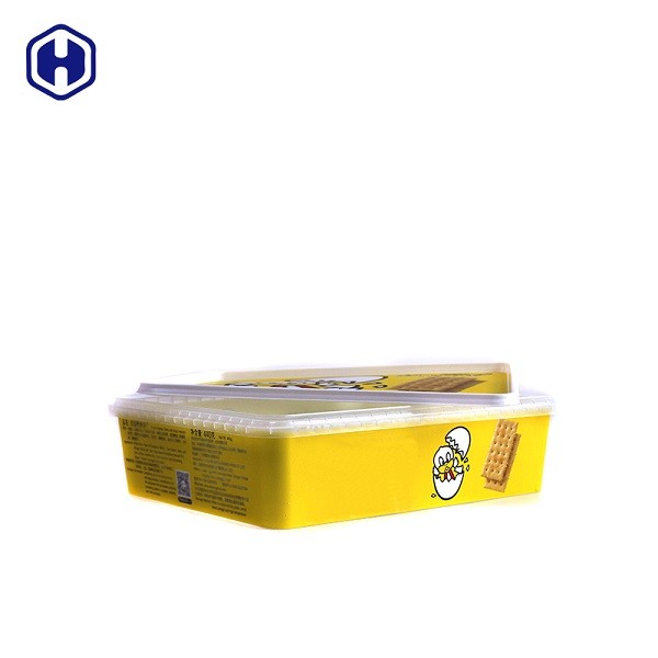 Custom 2600ML IML Box Egg Cake Soda PP Food Packaging Container