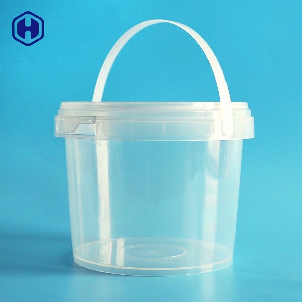 Cream Butter IML Bucket Ice Plastic Tubs PP Food Container Round Biscuit Packaging