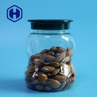 Beans Peanut PET Screw Top Plastic Jar 400ml 108mm Height FSSC