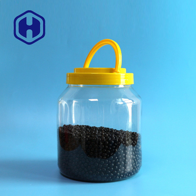 Transparent 2800ml Round Leak Proof Plastic Jar For Pickle Packaging
