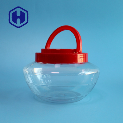 Bulk 1820ml 120mm 61oz Airtight Plastic Jar With Screw Cap Wide Mouth