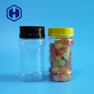 Bulk Sweets Biscuits 230ml Round Screw Lid Plastic Jars  Diameter 54mm