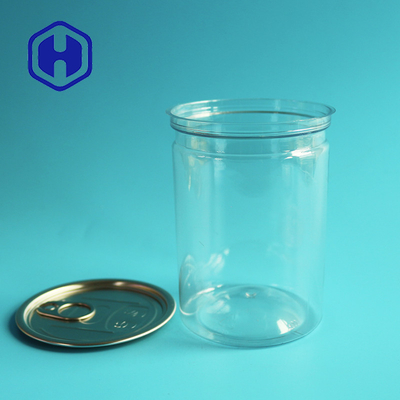 350ml Round Packing Plastic Spice Cans Sauce Tinplate Easy Open End