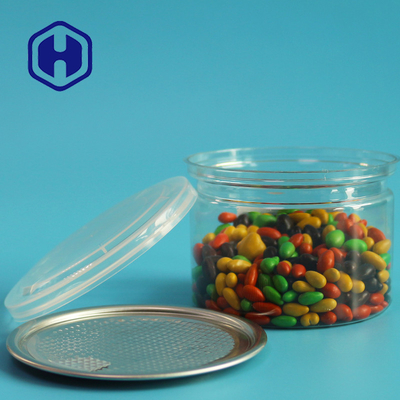 Cat Dog Treat Biscuits Plastic Easy Open Cans With Pet Food Round 250ml 60mm Height