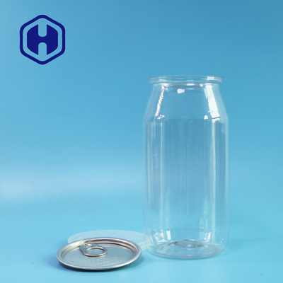 211# 720ml Airtight PET Plastic Can Spice Packaging With Easy Open End PE Cap