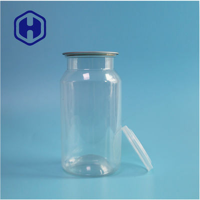 Clear PET Plastic Cans For Dry Food And Spices With Leak Proof And Easy Open Design