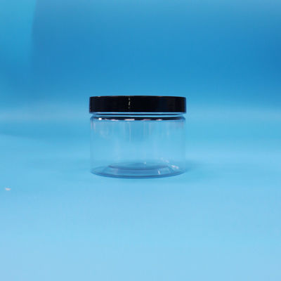 Clear Round Mouth Shape PET Plastic Jar For Black Tea Seed Toy Gift Candy Cooike