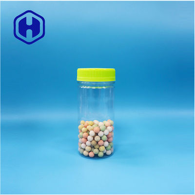 Round Shaped Transparent Food Plastic Gift Candies Sugar Nuts PET Packaging Jars