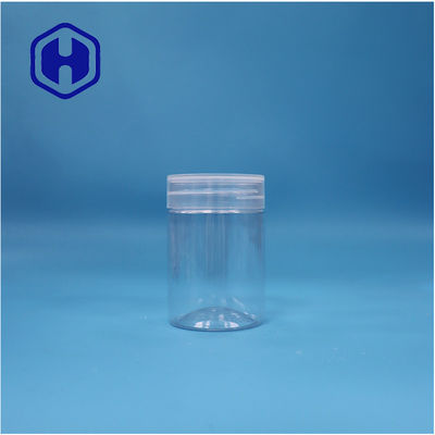 Round Shape Transparent Plastic Sweet Candies Sugar Nuts Pepper Dried Food Jar