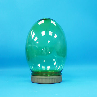 Transparent Unique Shape Plastic PET Food Grade Nuts Pistachio Jar With Screw Lid